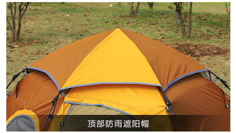 新品上架戶外精品多人蒙古包露營用品4 5人六角自動帳篷